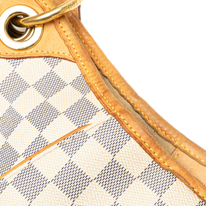 Damier Azur Galliera PM White - Gaby Paris