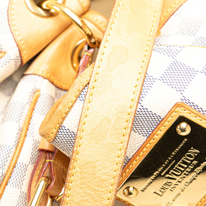 Damier Azur Galliera PM White - Gaby Paris