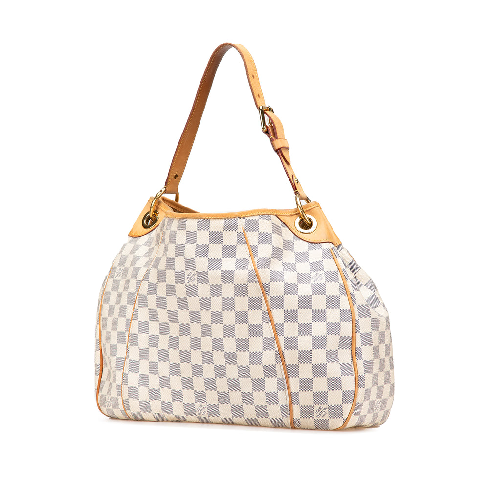 Damier Azur Galliera PM White - Gaby Paris