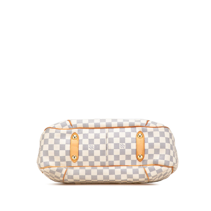 Damier Azur Galliera PM White - Gaby Paris