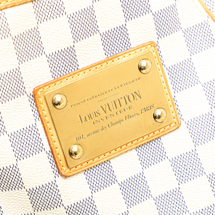 Damier Azur Galliera PM White - Gaby Paris