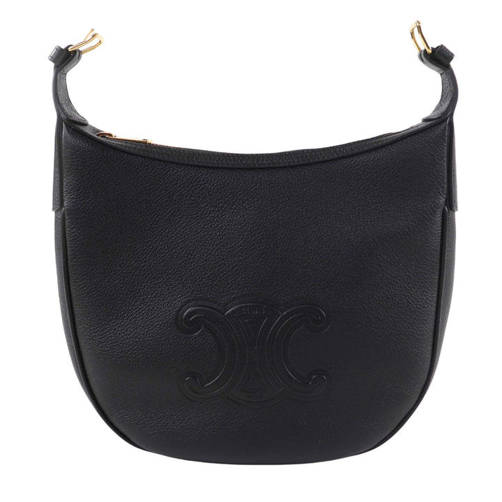 Souple grainé Heloise Sac Petit Cuir de veau grainé Noir