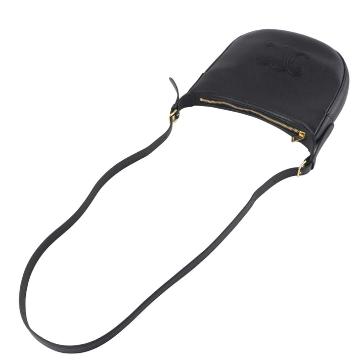 Souple grainé Heloise Sac Petit Cuir de veau grainé Noir