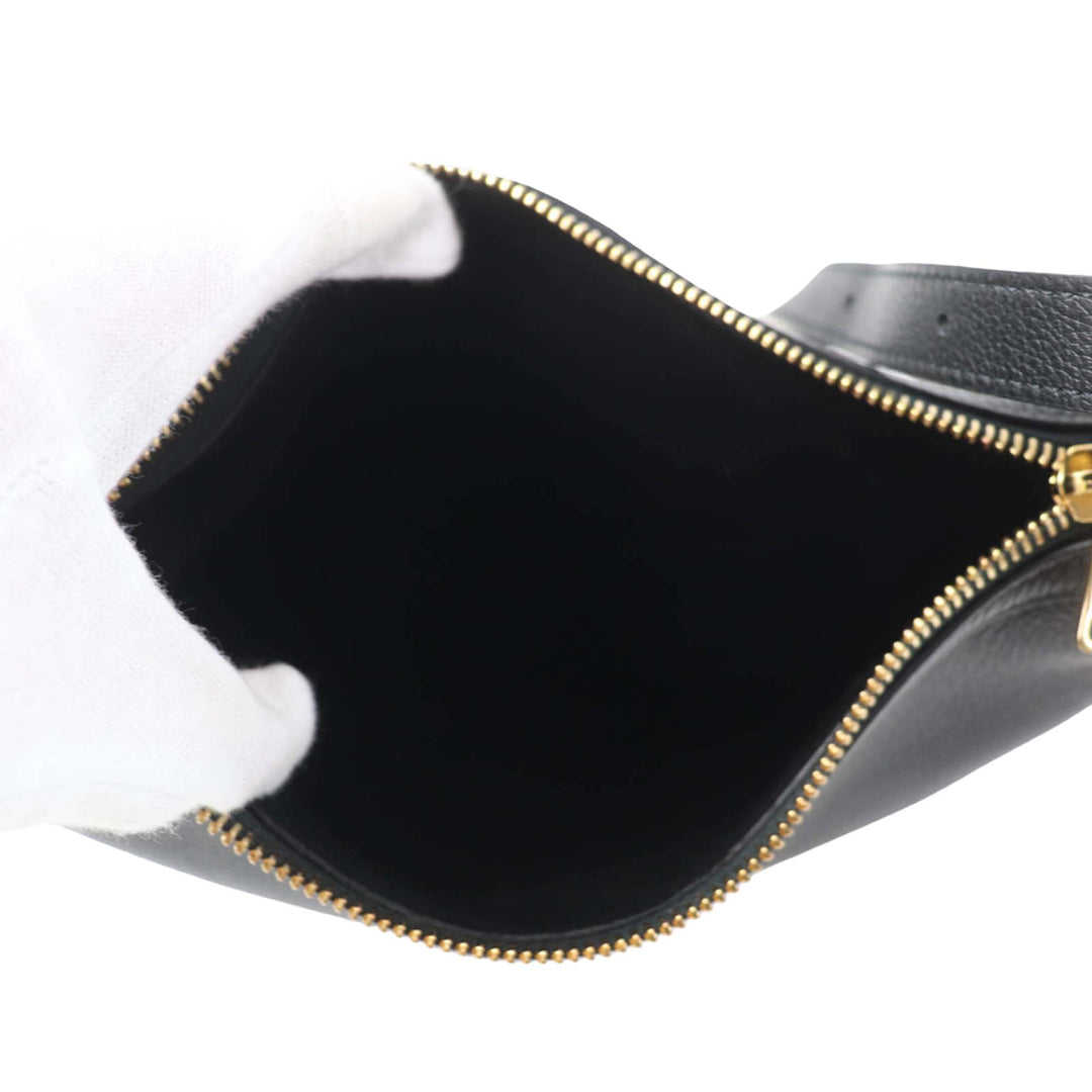 Souple grainé Heloise Sac Petit Cuir de veau grainé Noir