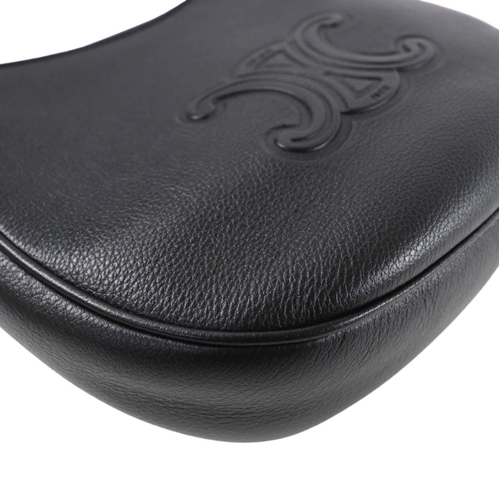 Souple grainé Heloise Sac Petit Cuir de veau grainé Noir