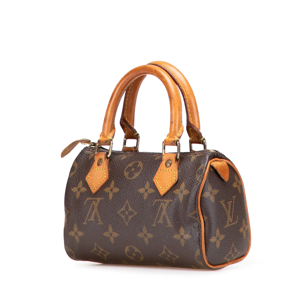 Monogram Nano Speedy Bandouliere Brown - Gaby Paris