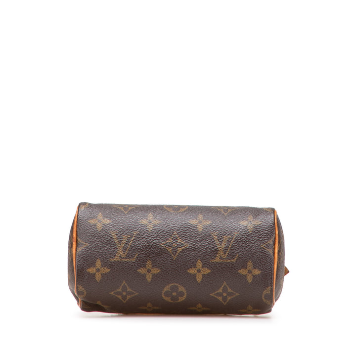 Monogram Nano Speedy Bandouliere Brown - Gaby Paris