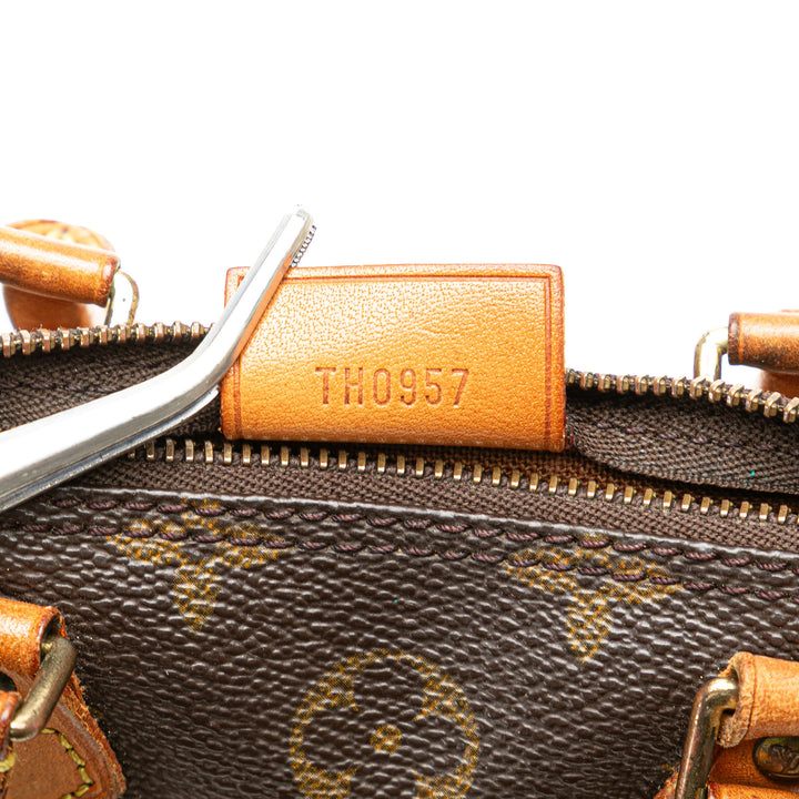 Monogram Nano Speedy Bandouliere Brown - Gaby Paris