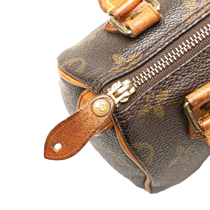 Monogram Nano Speedy Bandouliere Brown - Gaby Paris