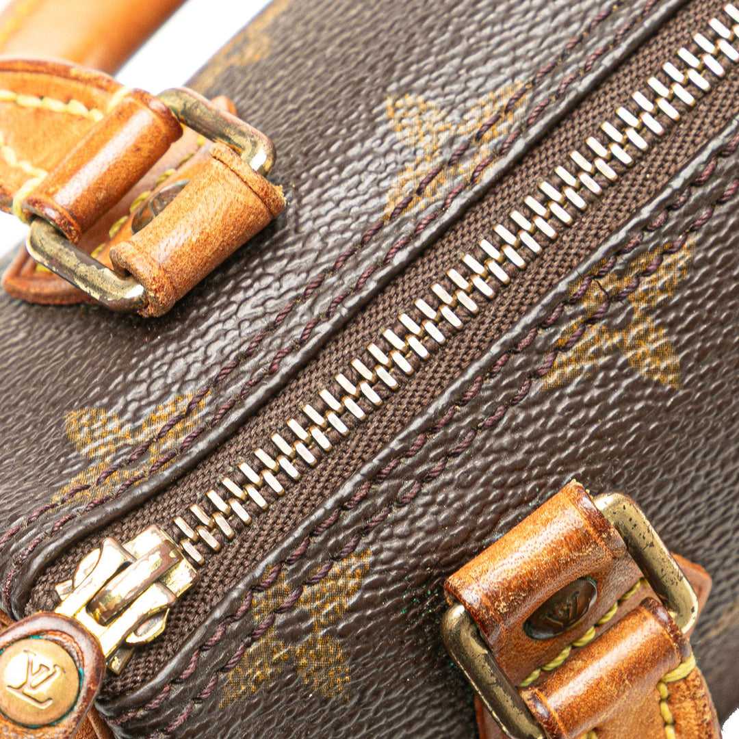 Monogram Nano Speedy Bandouliere Brown - Gaby Paris