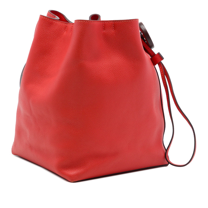 Hermès Sac Licol 17 Evercolor Orange – vue 2 – GABY PARIS