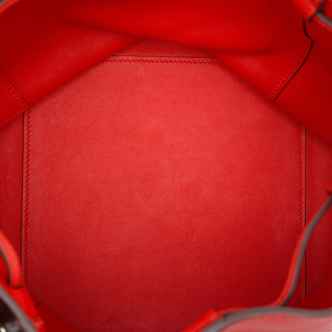 Hermès Sac Licol 17 Evercolor Orange – vue 4 – GABY PARIS