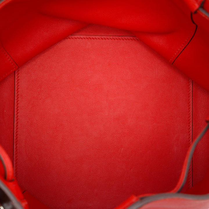 Hermès Sac Licol 17 Evercolor Orange – vue 4 – GABY PARIS