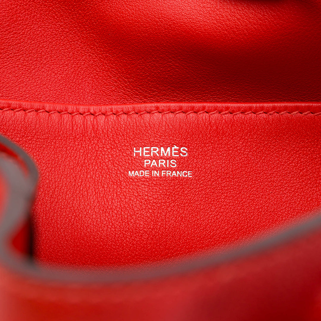 Hermès Sac Licol 17 Evercolor Orange – vue 5 – GABY PARIS