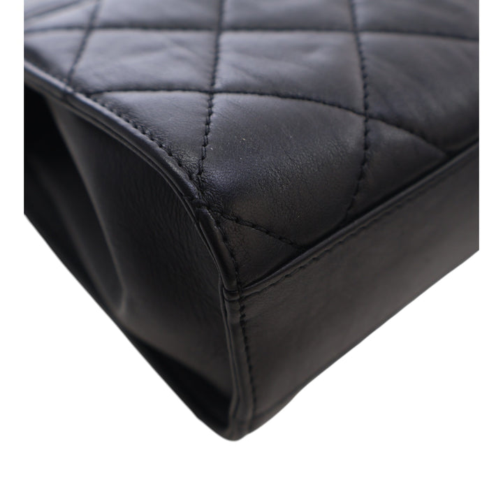 Chanel Mini CC Matelassé Cuir d’agneau Links anse supérieure à rabat