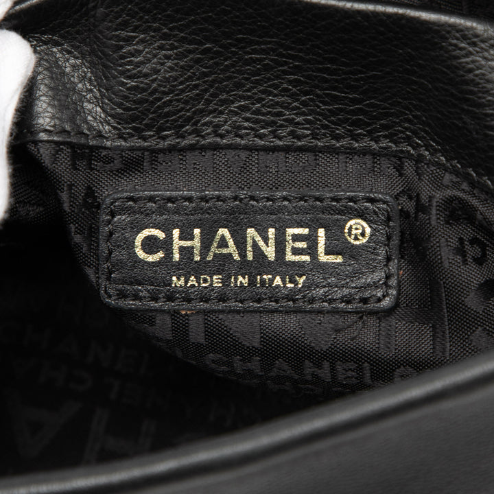 Chanel CC Cuir d’agneau Bucket Sac