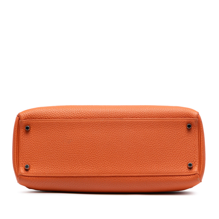 Hermès Togo Kelly II Retourne 35 Orange – GABY PARIS Authentique