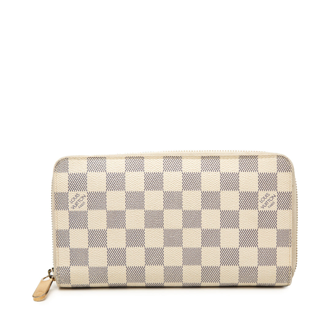 Louis Vuitton Damier Azur Zippy Portefeuille long