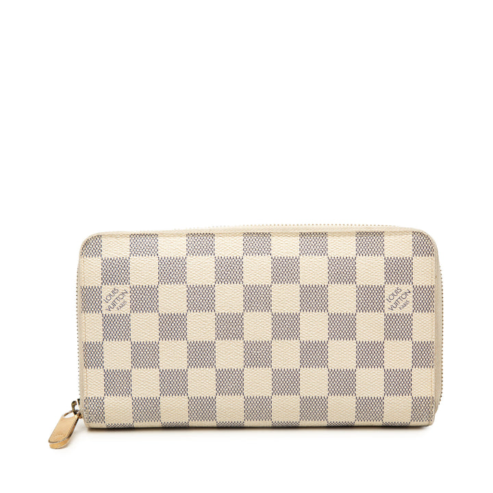 Louis Vuitton Damier Azur Zippy Portefeuille long