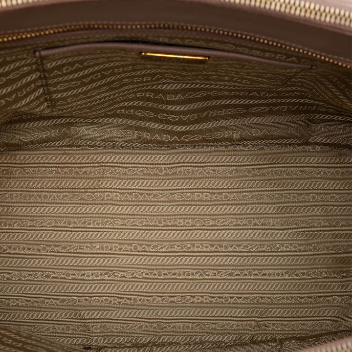 Prada Medium Saffiano Lux Galleria Double Zip Cabas