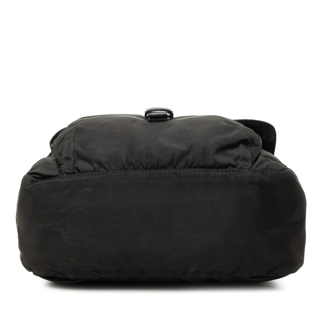 Prada Sac bandoulière Zippé Buckle Messenger Tessuto Noir – vue 3 – GABY PARIS