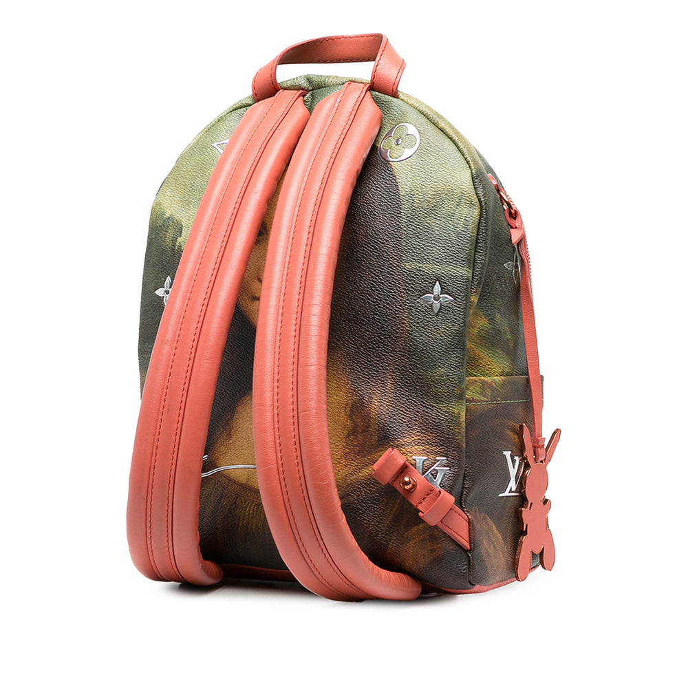 Louis Vuitton Sac à dos Jeff Koons Masters Collection Da Vinci Palm Springs Marron – vue 2 – GABY PARIS