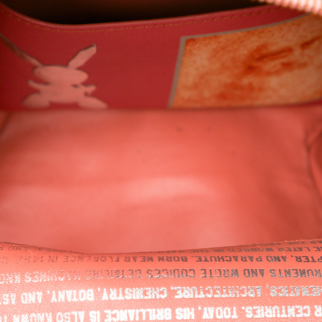 Louis Vuitton Sac à dos Jeff Koons Masters Collection Da Vinci Palm Springs Marron – vue 4 – GABY PARIS
