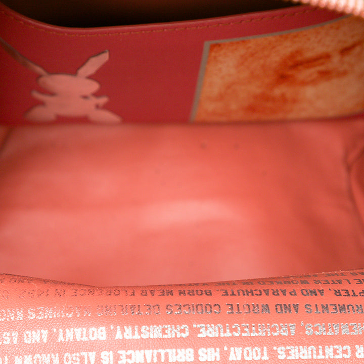 Louis Vuitton Sac à dos Jeff Koons Masters Collection Da Vinci Palm Springs Marron – vue 4 – GABY PARIS