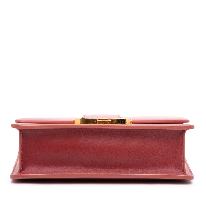 Dior Sac bandoulière Ombre 30 Montaigne boîte Cuir de veau Rose – vue 3 – GABY PARIS