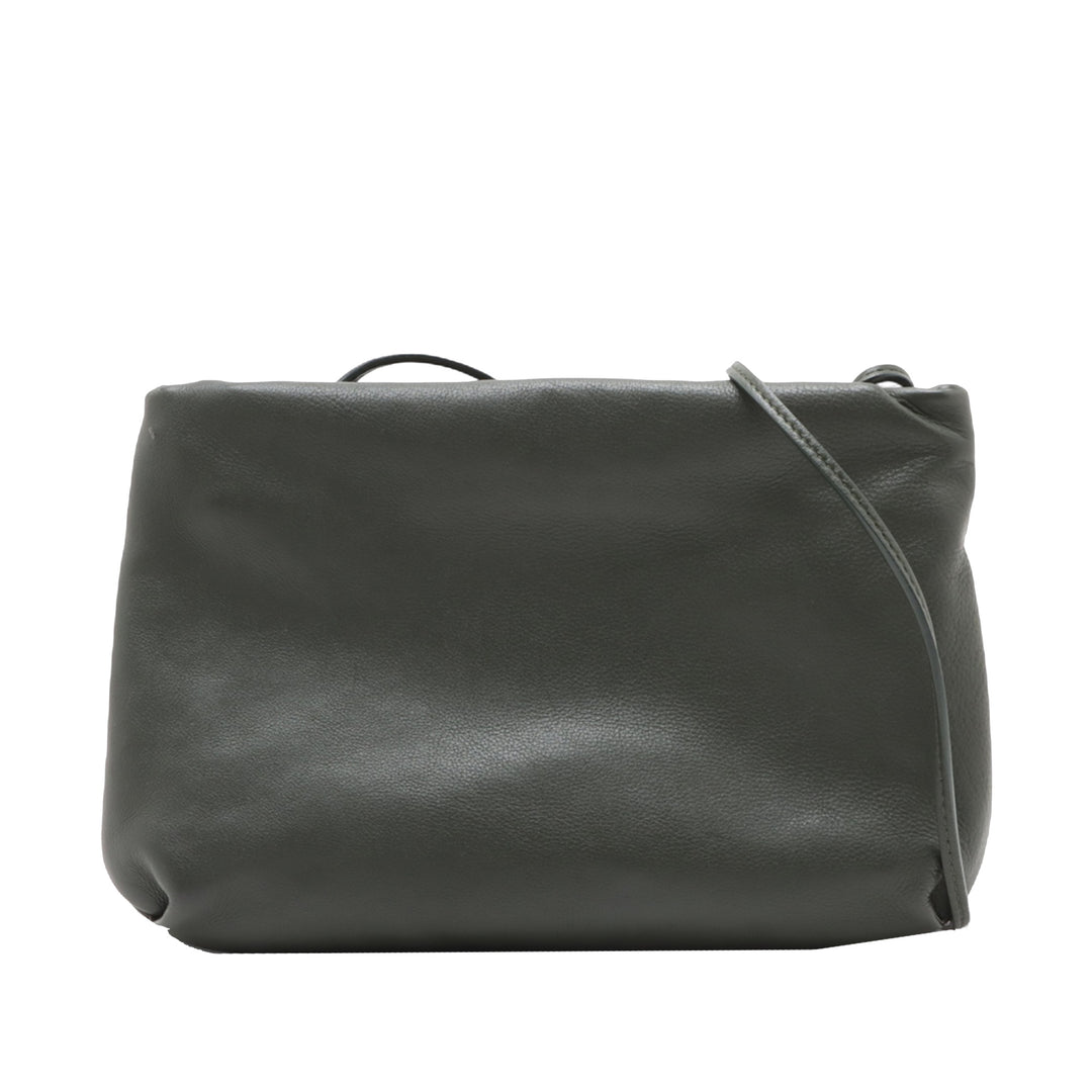 The Row Grained Cuir Bourse Sac porté croisé