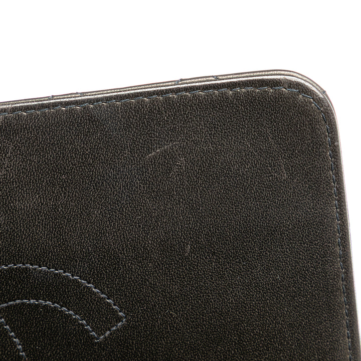 Mini CC Quilted Lambskin Full Flap Black - Gaby Paris