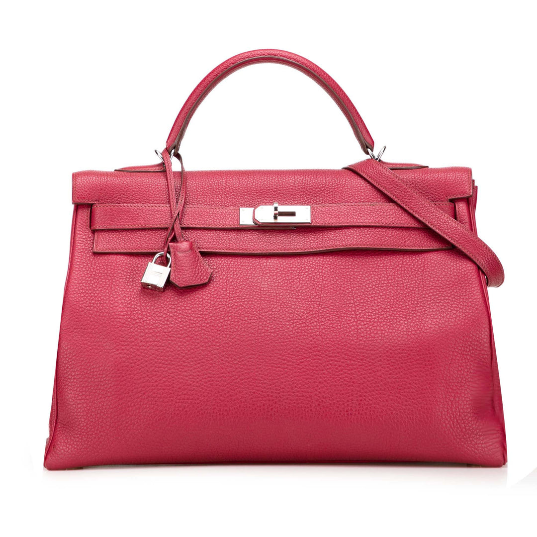 Hermès Togo Kelly II Retourne 40 Rouge – GABY PARIS Authentique
