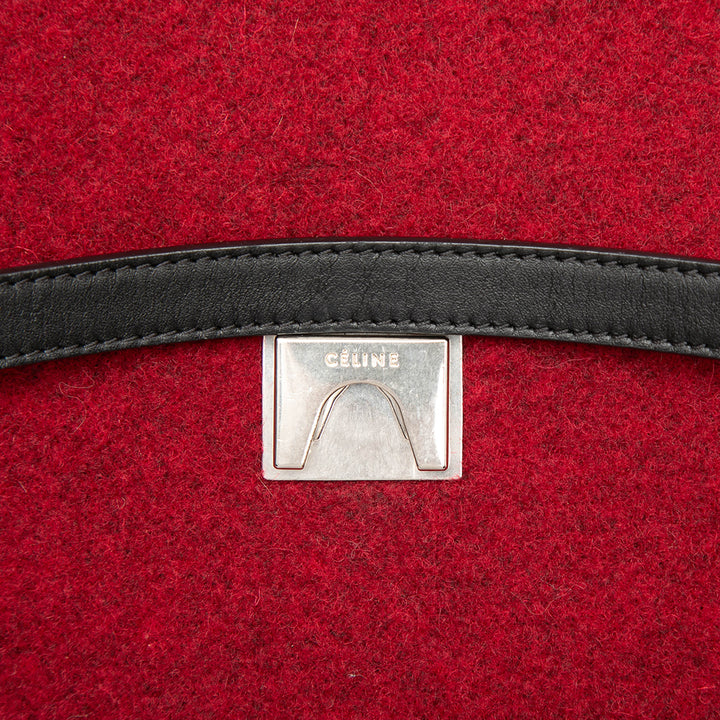 Celine Felt et Ceinture Sac Mini Cuir de veau Rouge – vue 5 – GABY PARIS