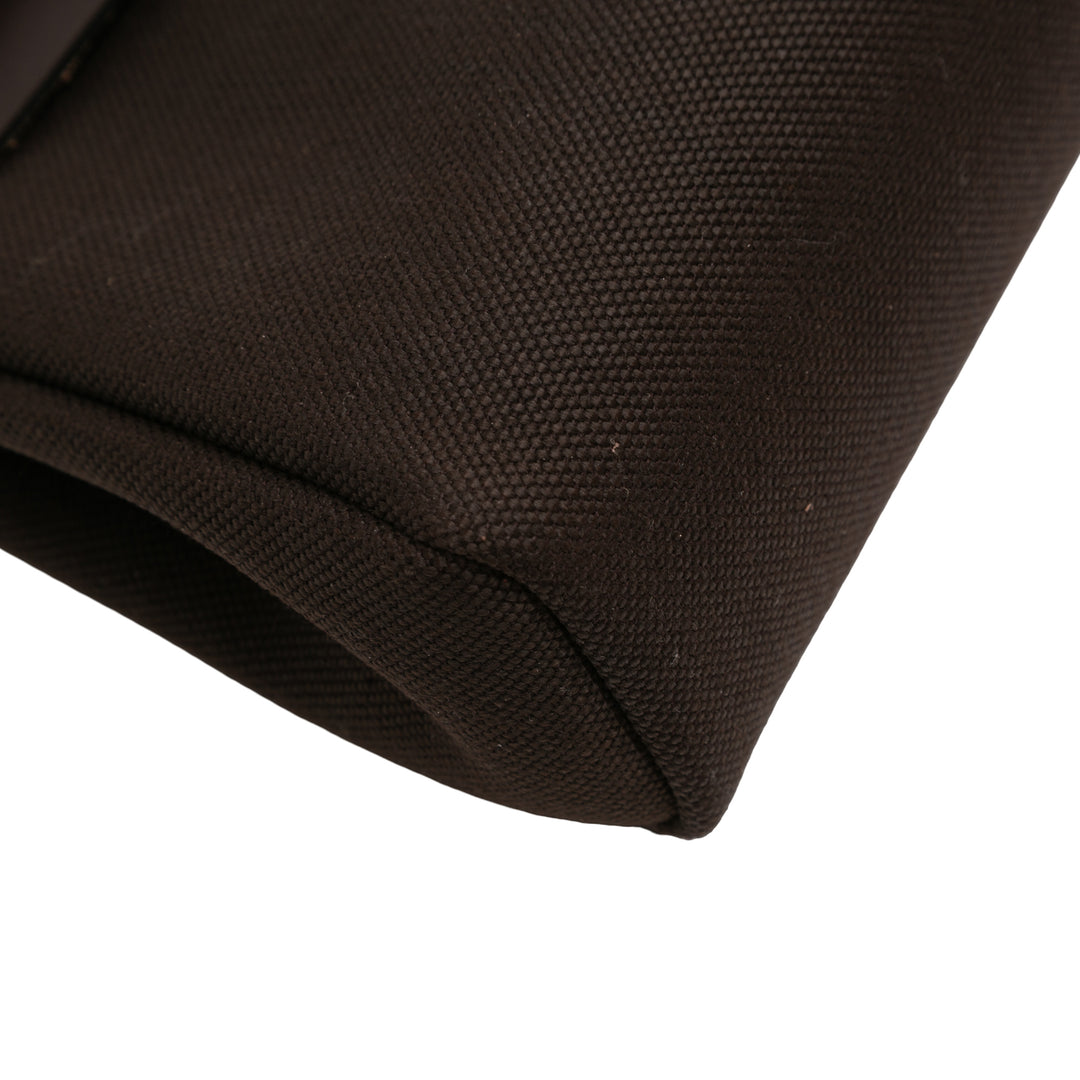 Hermès Military et Vache Hunter Herbag Zippé 20 Tissu