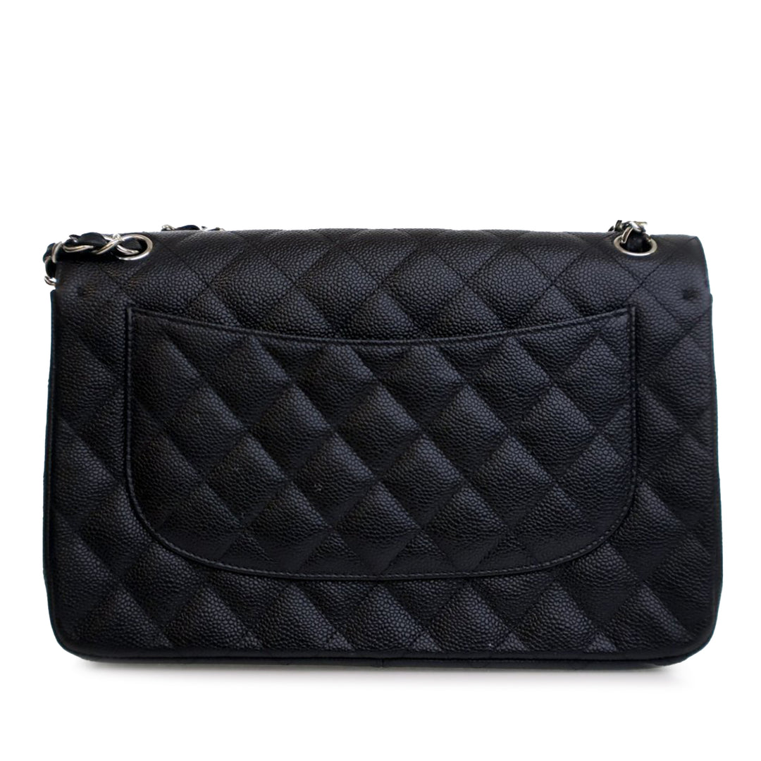 Chanel Jumbo Classic Caviar Double rabat