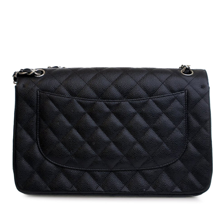 Chanel Jumbo Classic Caviar Double rabat