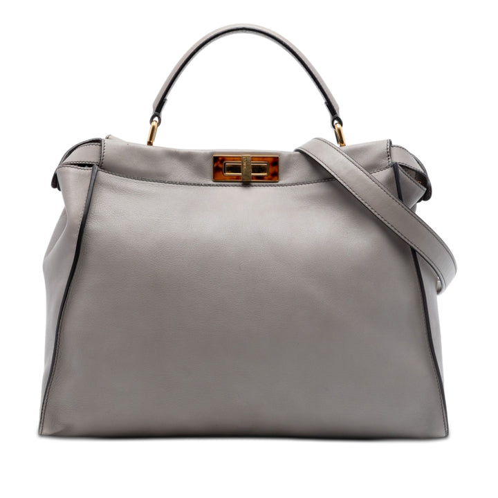 Fendi Large Cuir de veau Peekaboo Iconic Sac