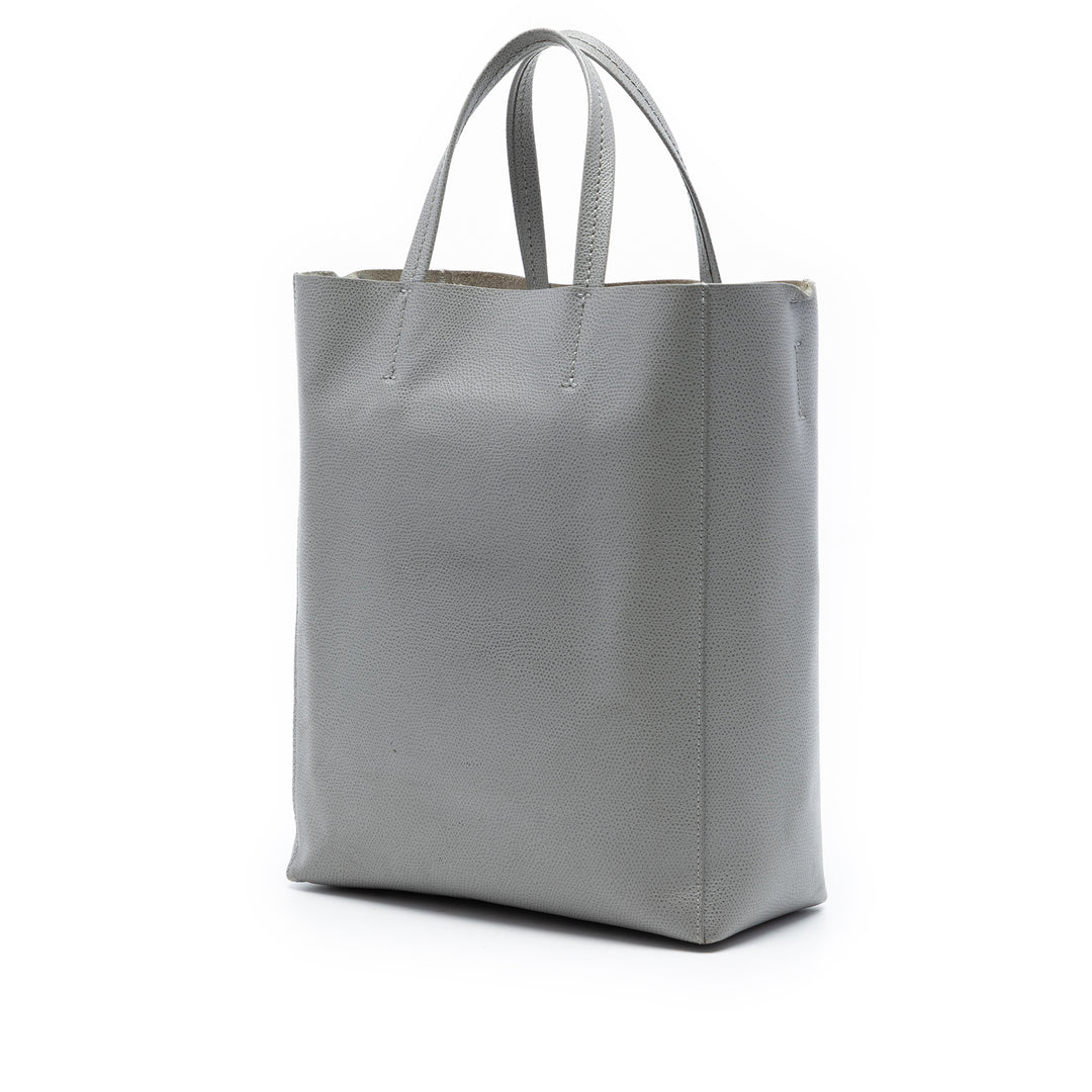 grainé Cabas vertical Cabas Petit Cuir de veau grainé Gris