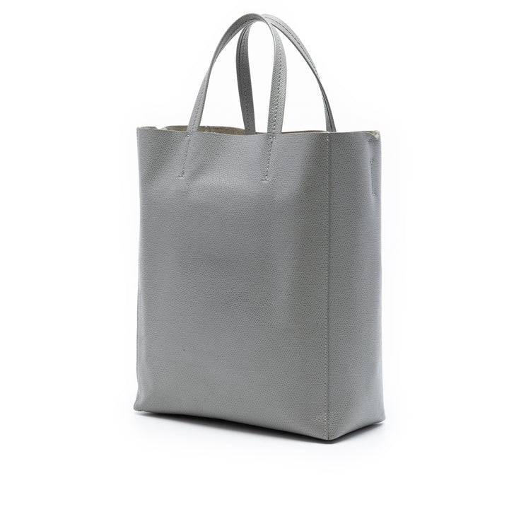 grainé Cabas vertical Cabas Petit Cuir de veau grainé Gris