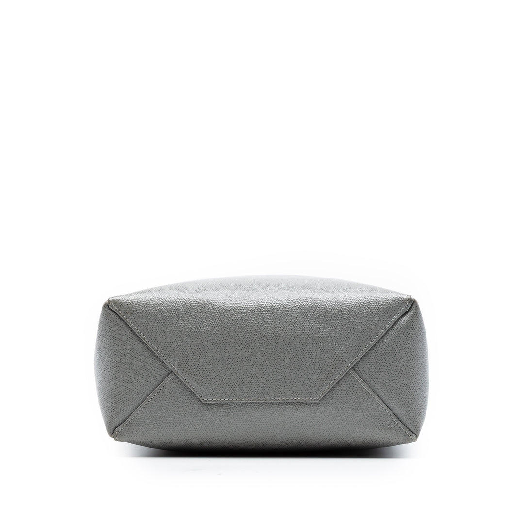 grainé Cabas vertical Cabas Petit Cuir de veau grainé Gris
