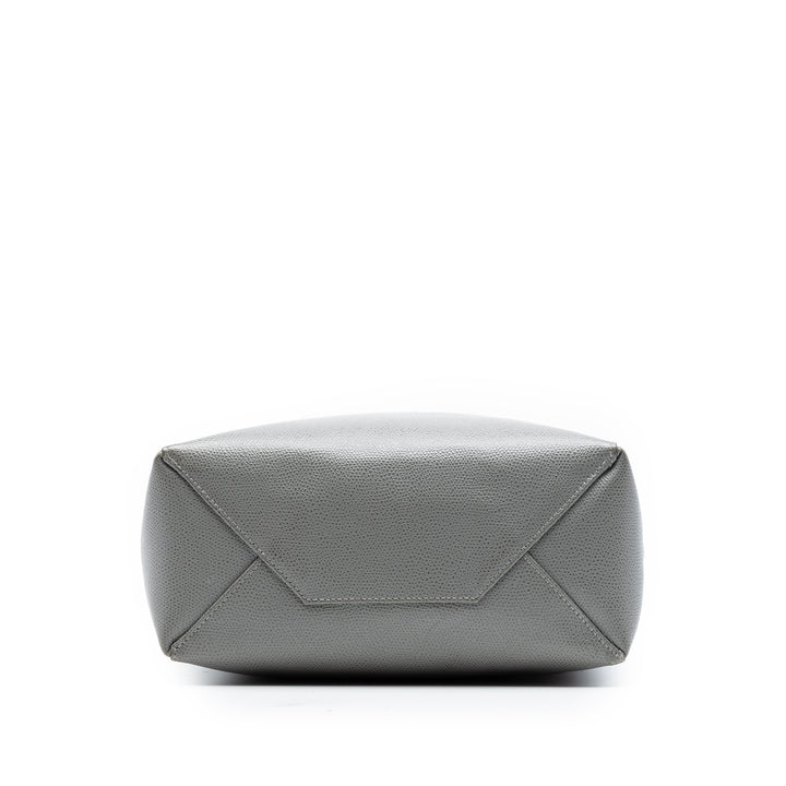 grainé Cabas vertical Cabas Petit Cuir de veau grainé Gris
