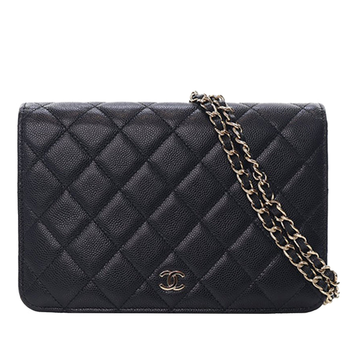 Chanel CC Matelassé Caviar 2 in 1 Wallet on Chain – GABY PARIS Authentique