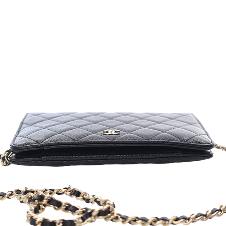 Chanel CC Matelassé Caviar 2 in 1 Wallet on Chain – GABY PARIS Authentique