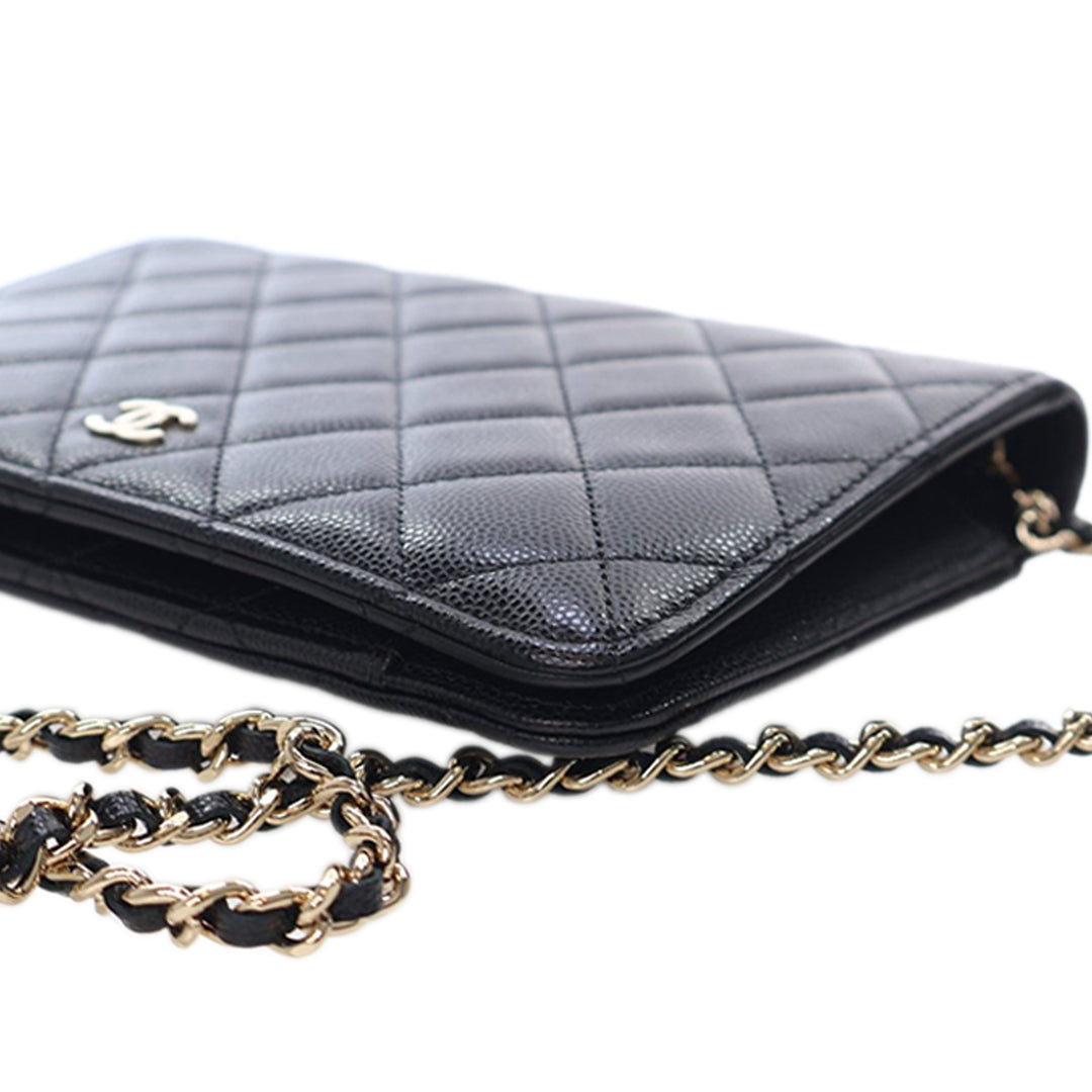Chanel CC Matelassé Caviar 2 in 1 Wallet on Chain – GABY PARIS Authentique