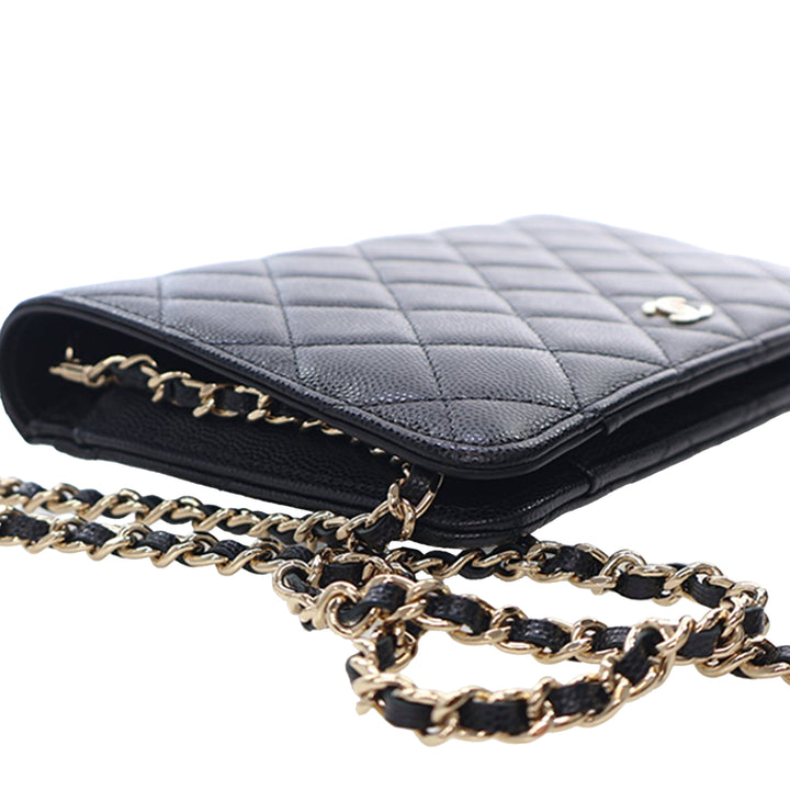 Chanel CC Matelassé Caviar 2 in 1 Wallet on Chain – GABY PARIS Authentique