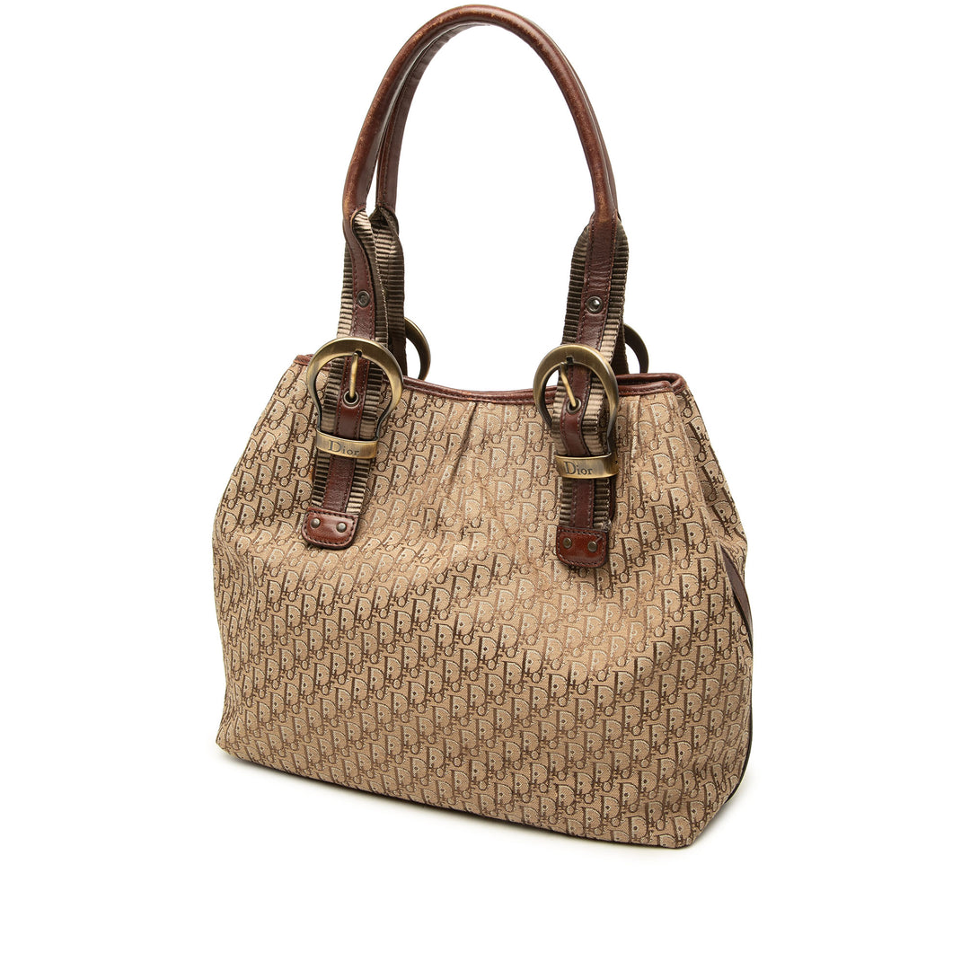 Dior Cabas Diorissimo Trotter Beige – vue 2 – GABY PARIS