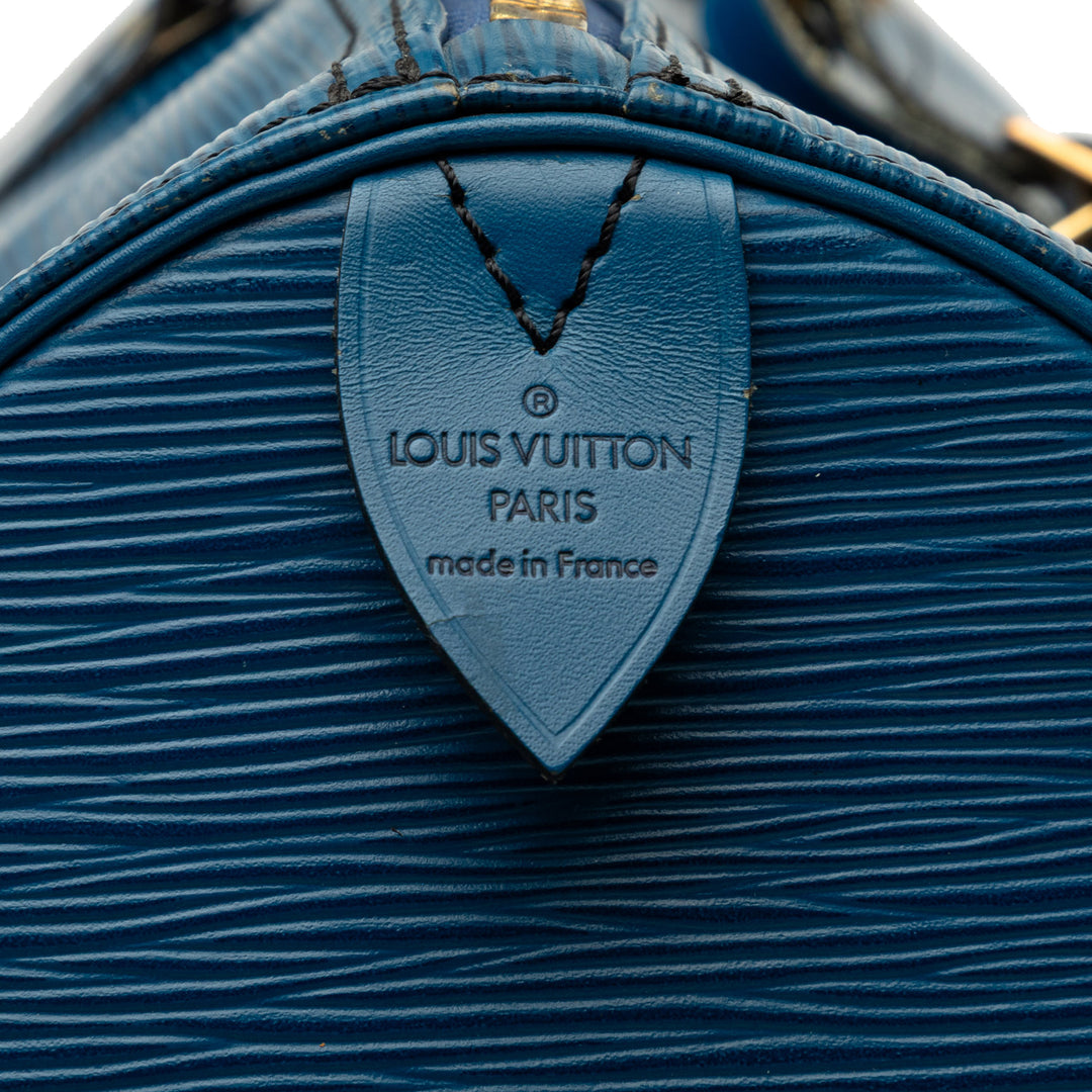 Louis Vuitton Keepall 50 Épi Bleu – vue 5 – GABY PARIS