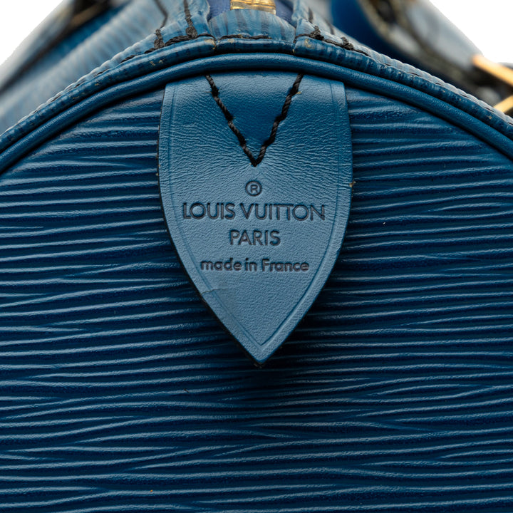 Louis Vuitton Keepall 50 Épi Bleu – vue 5 – GABY PARIS