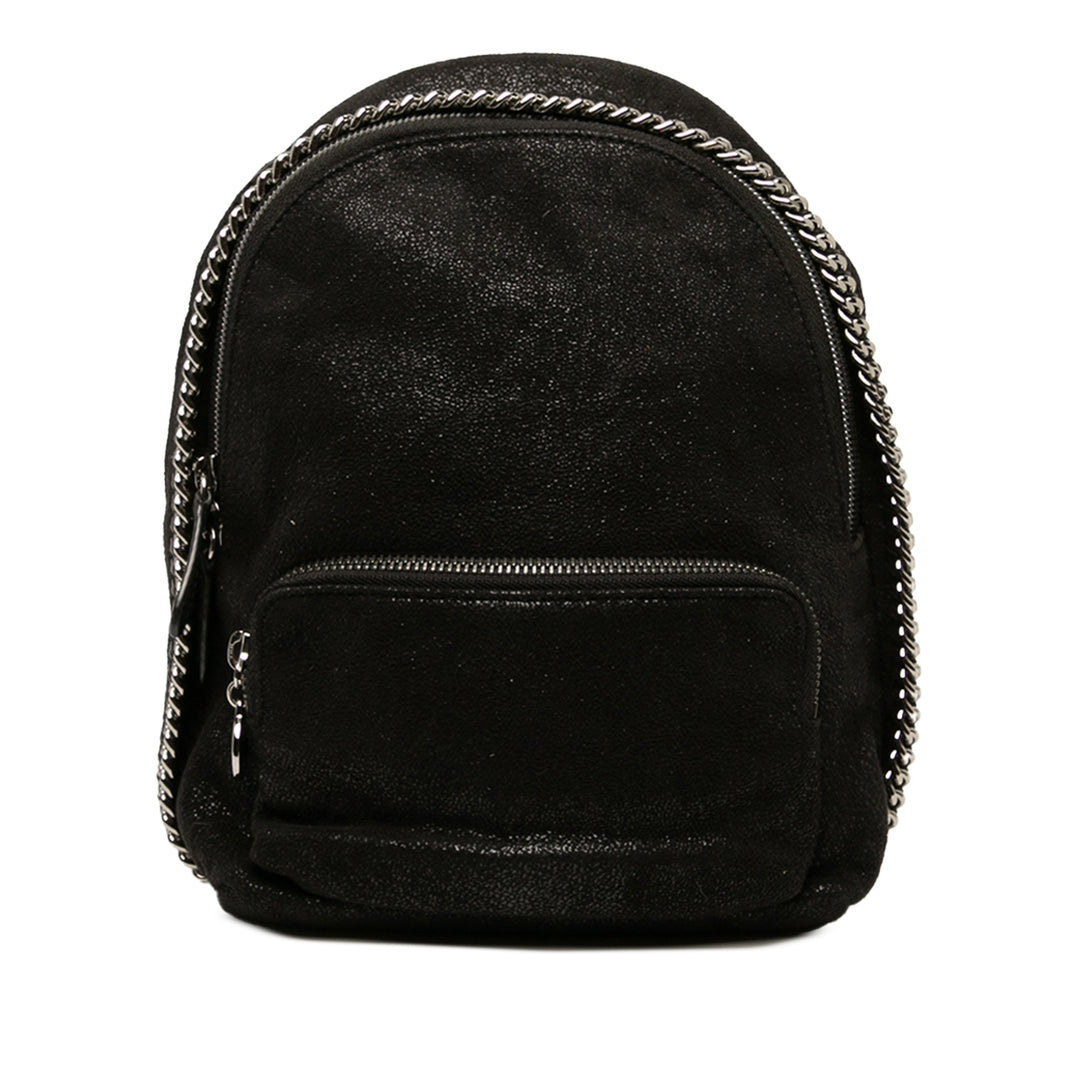 Stella McCartney Sac à dos Shaggy Deer Falabella Noir – vue principale – GABY PARIS