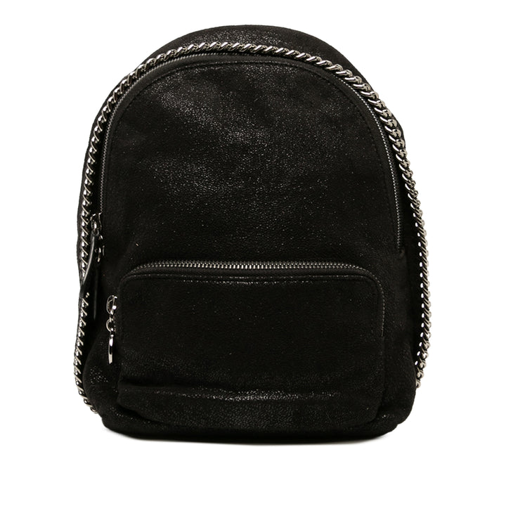 Stella McCartney Sac à dos Shaggy Deer Falabella Noir – vue principale – GABY PARIS